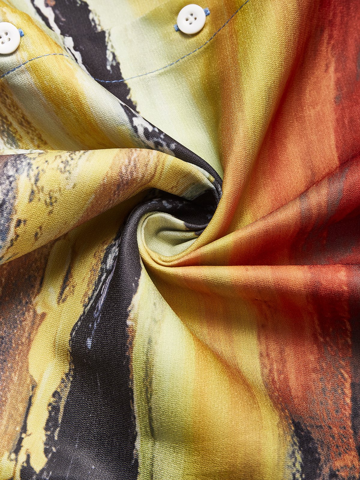 Cotton And Linen Holiday Leisure Short-sleeved Shirt