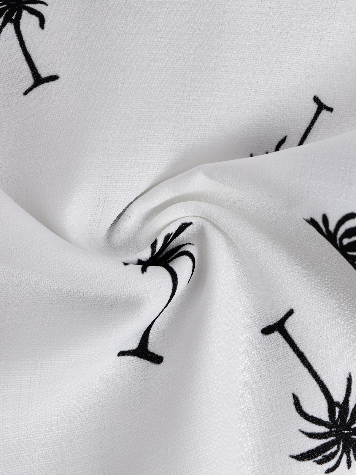 Cotton Linen Hawaii Resort Casual Long Sleeve Shirt