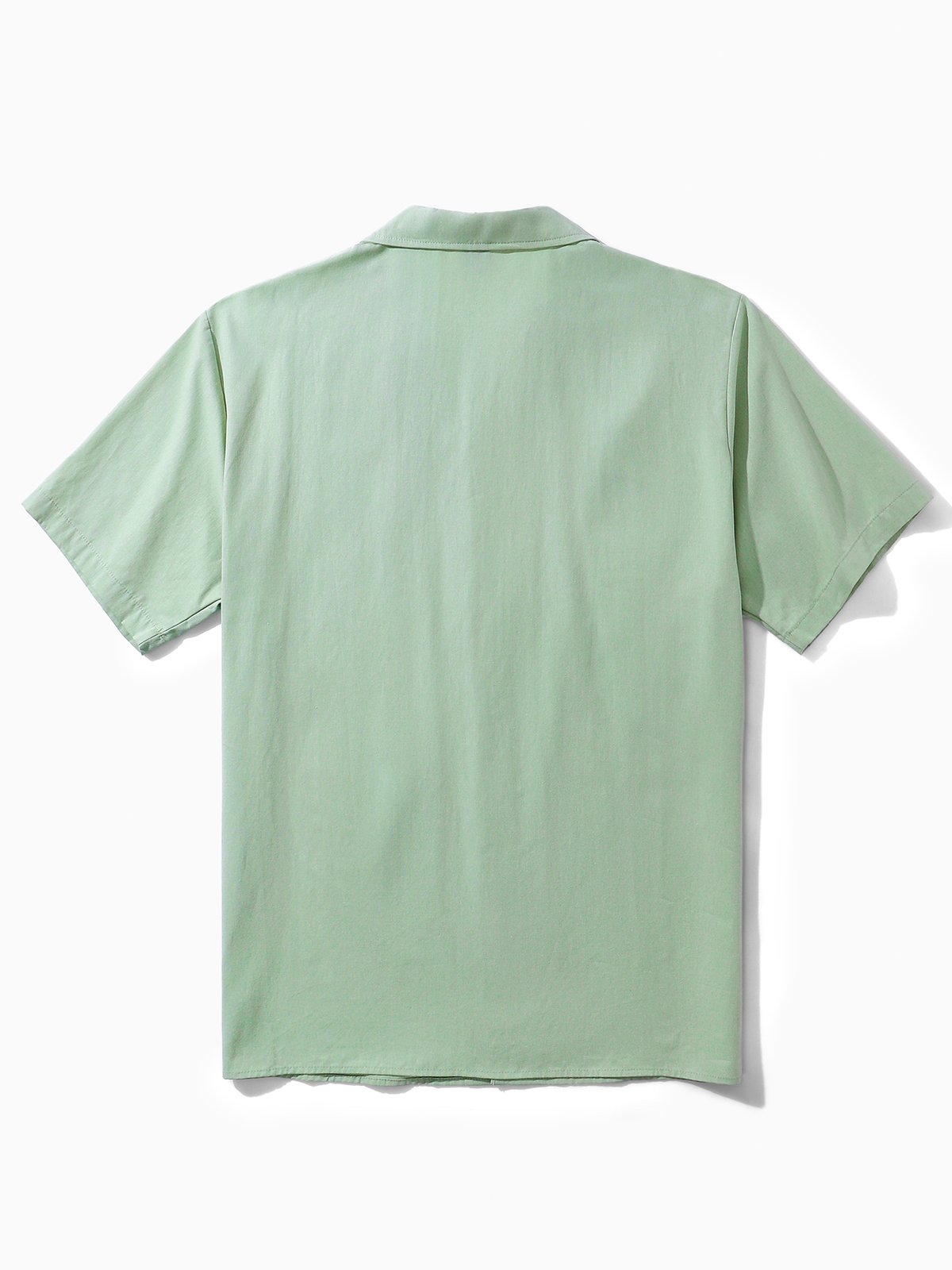 Hardaddy® Cotton Coconut Tree Embroidered Short Sleeve Resort Shirt