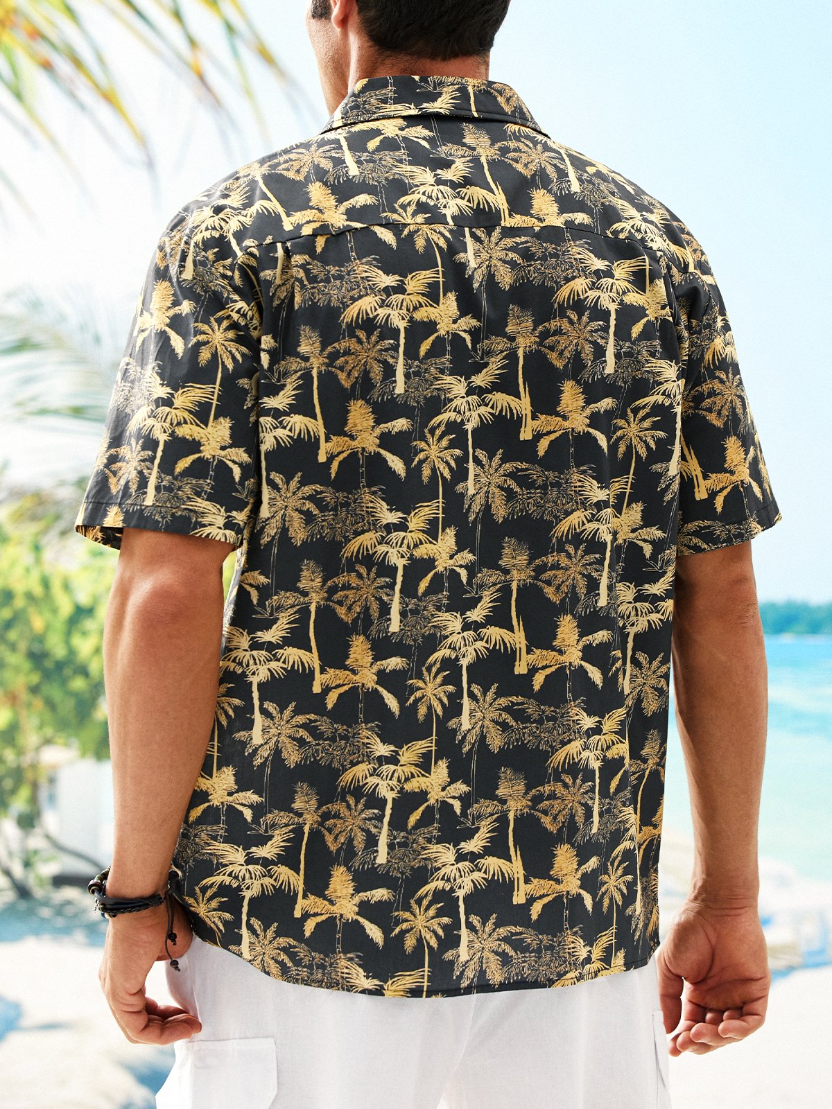 Hardaddy® Cotton Palm Tree Resort Shirt