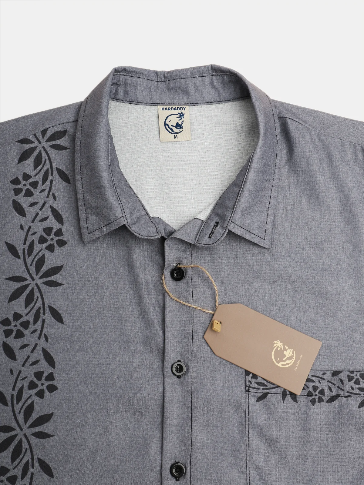 Plants Chest Pocket Short Sleeve Bowling Shirt