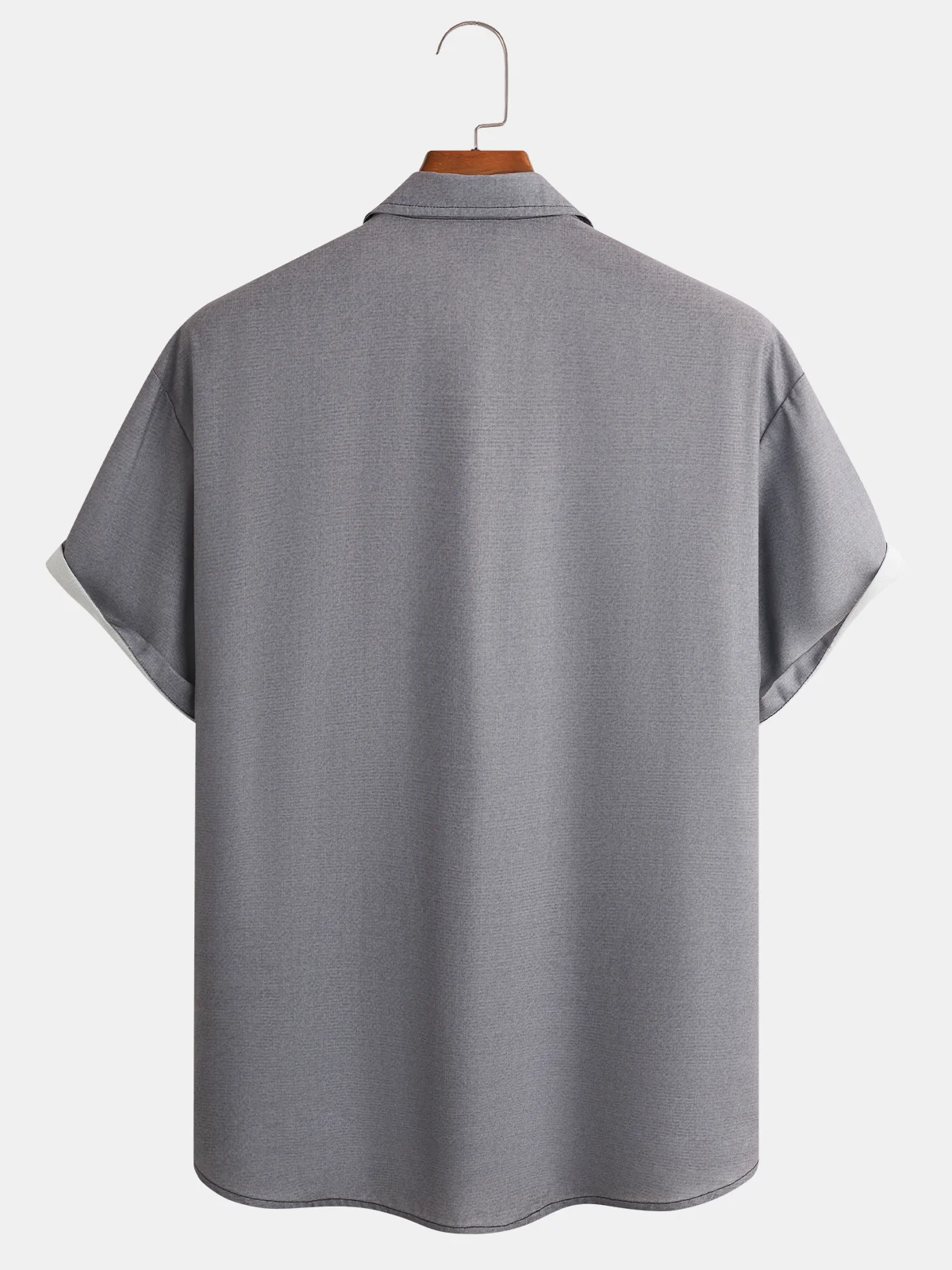 Plants Chest Pocket Short Sleeve Bowling Shirt