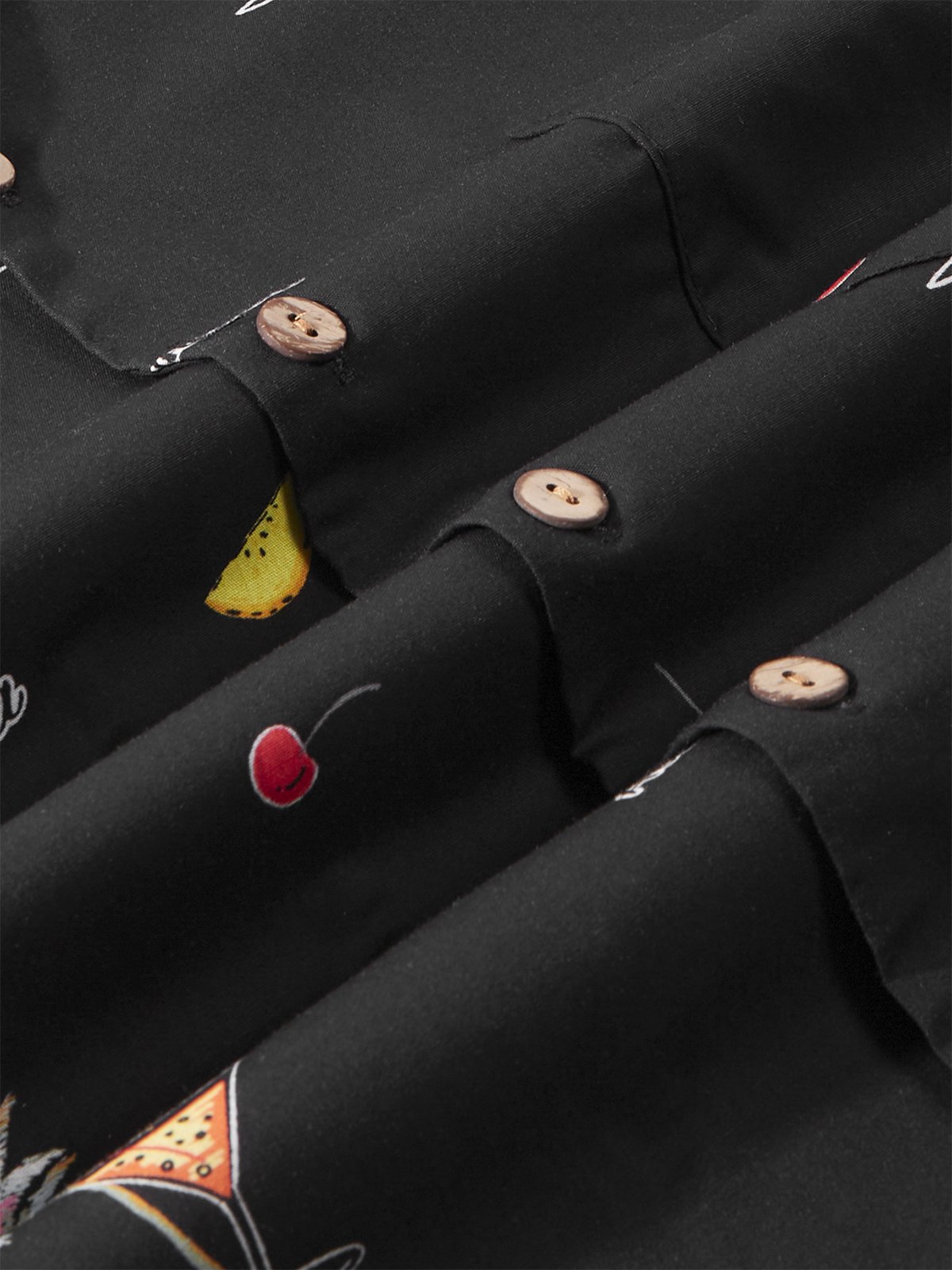 Hardaddy® Cotton Coconut Tree Chest Pocket Resort Shirt