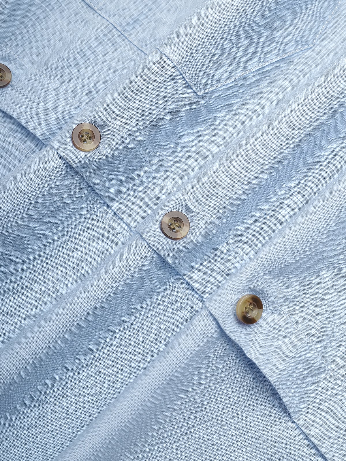 Cotton Plain Chest Pocket Vest