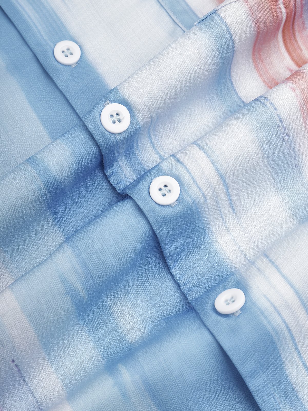 Striped Short Sleeve Cheast Pocket Resort Shirt