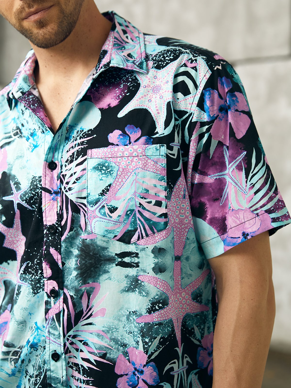 Hardaddy® Cotton Marine Life Oxford Shirt