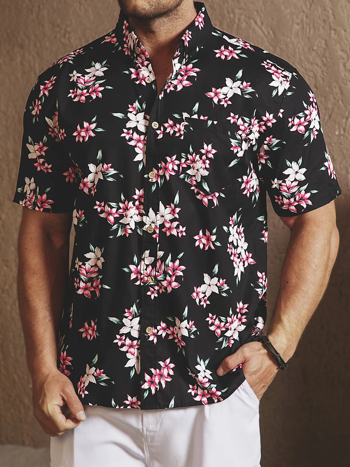 Hardaddy® Cotton Plumeria Oxford Shirt