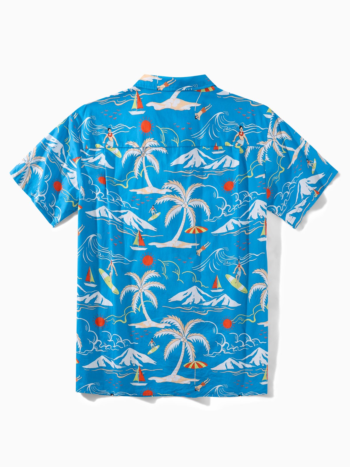 Hardaddy® Cotton Palm Tree Aloha Shirt