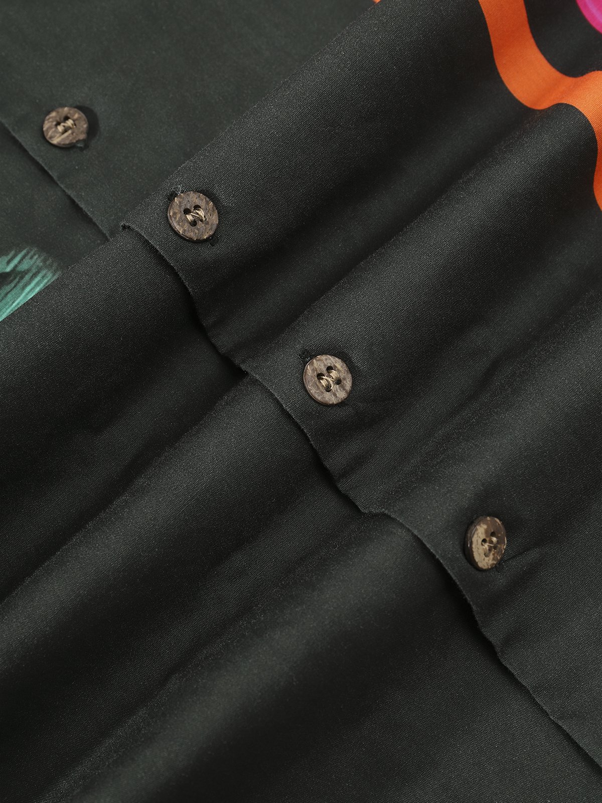 Hardaddy® Cotton Coconut Tree Bowling Shirt