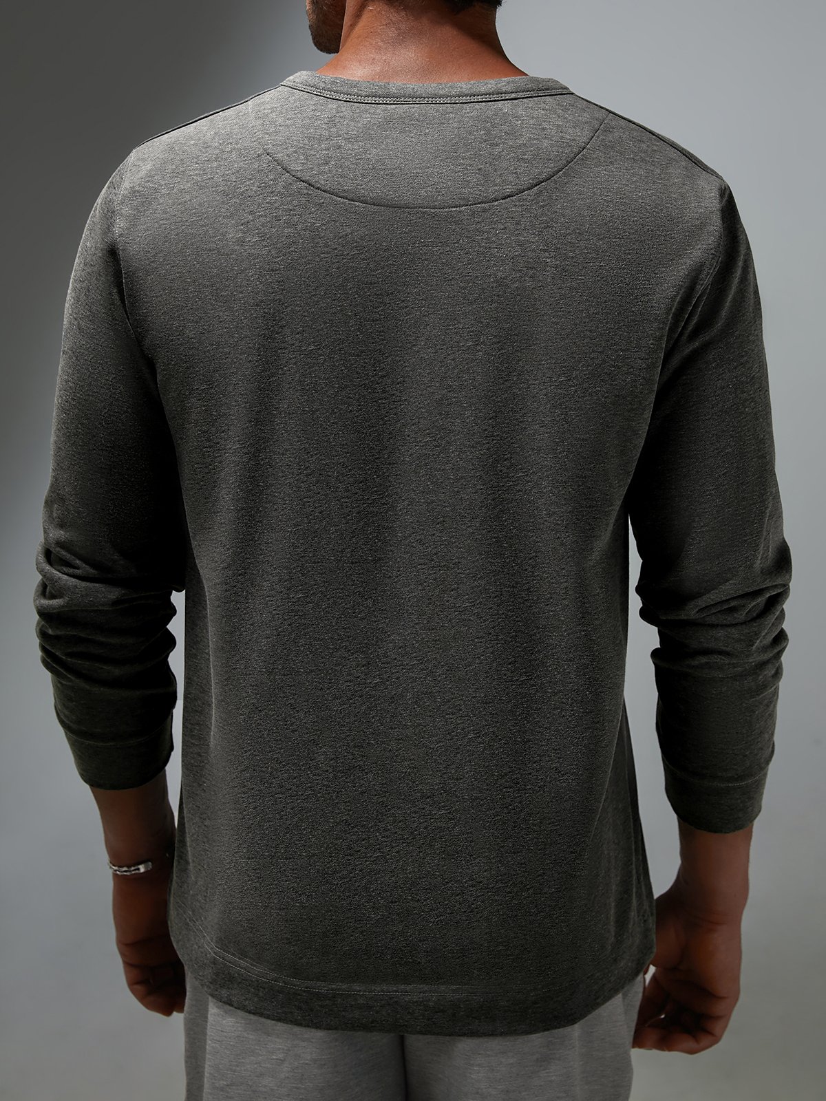 Half Open Collar Sweatshirts