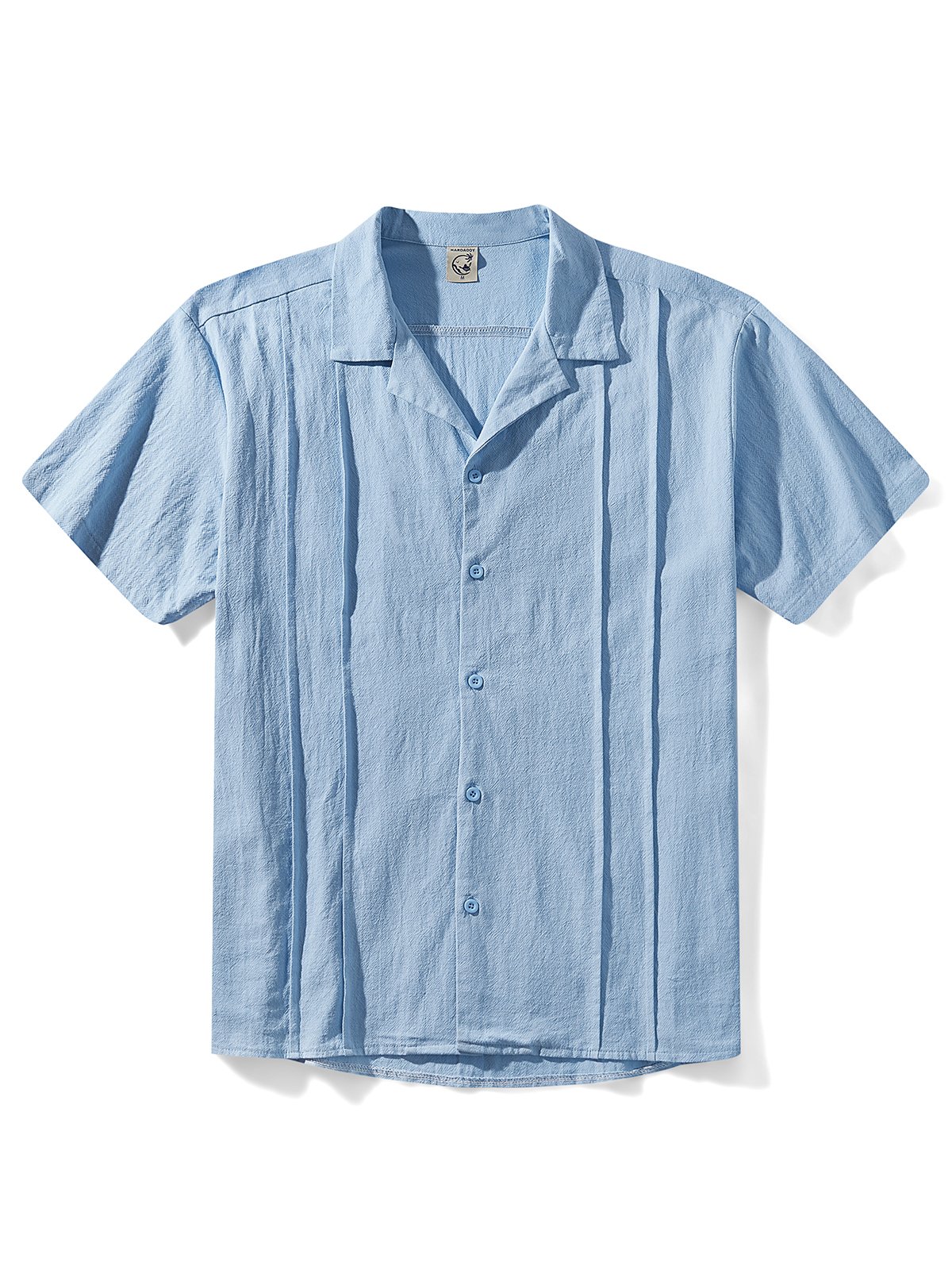 Hardaddy® Cotton Plain Pleated Guayabera Shirt