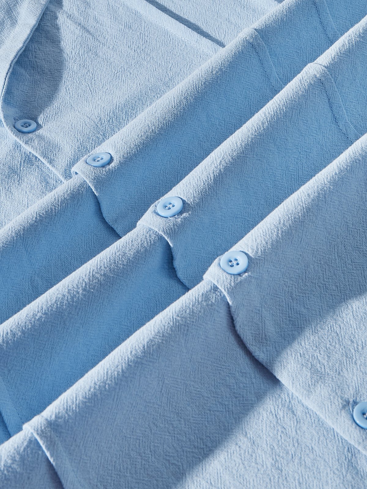 Hardaddy® Cotton Plain Pleated Guayabera Shirt