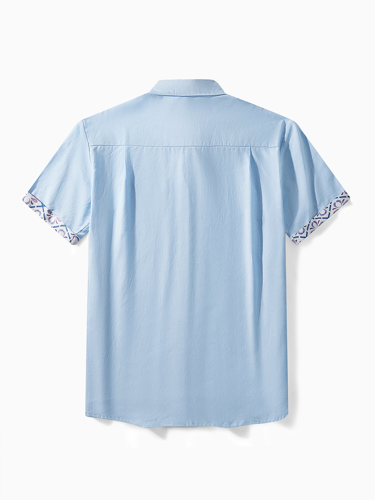 Hardaddy® Cotton Geometric Contrast Resort Shirt