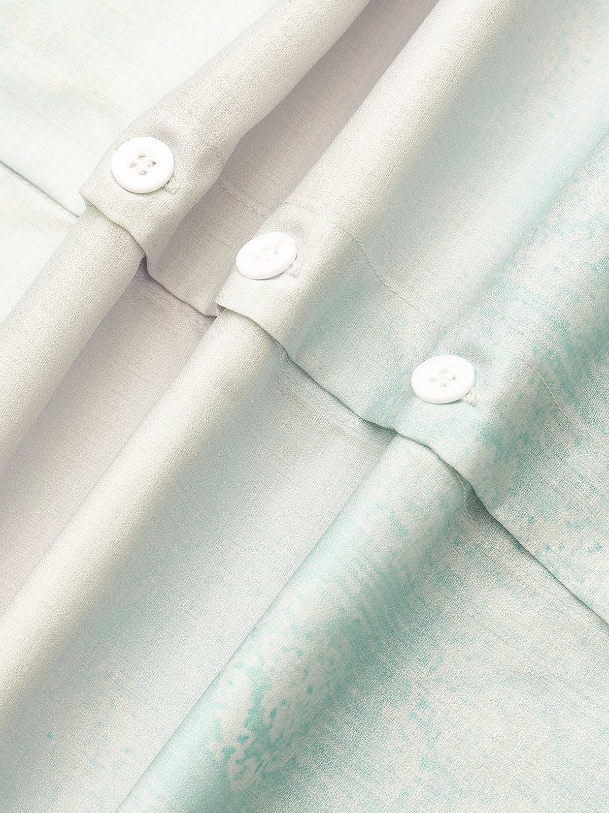 Abstract Pattern Chest Pocket Short Sleeve Casual Shirt