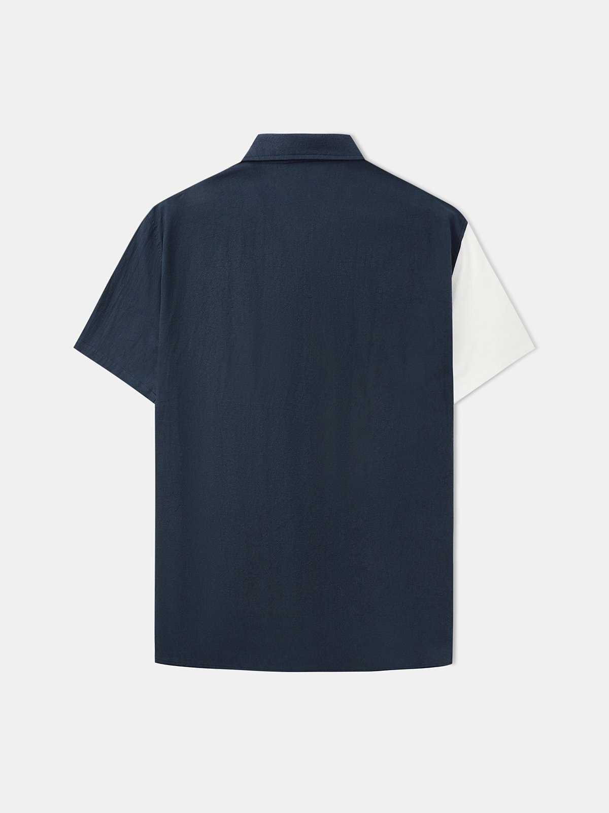 Hardaddy® Cotton Paneled Contrast Short Sleeve Casual Shirt