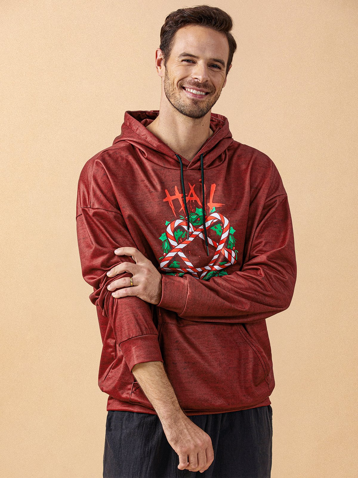 Christmas Candy Casual Hoodie
