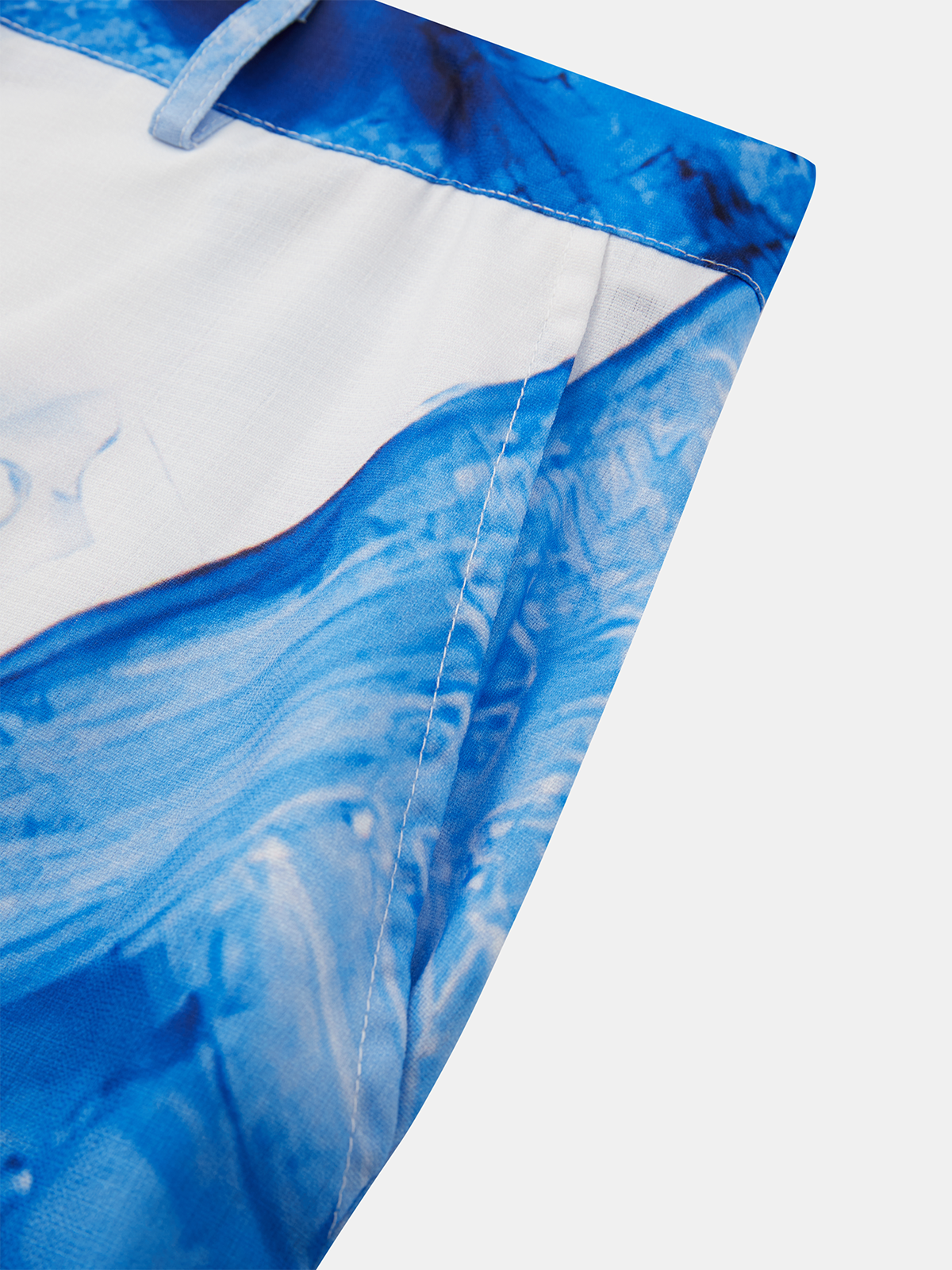 Abstract Print Casual Pants