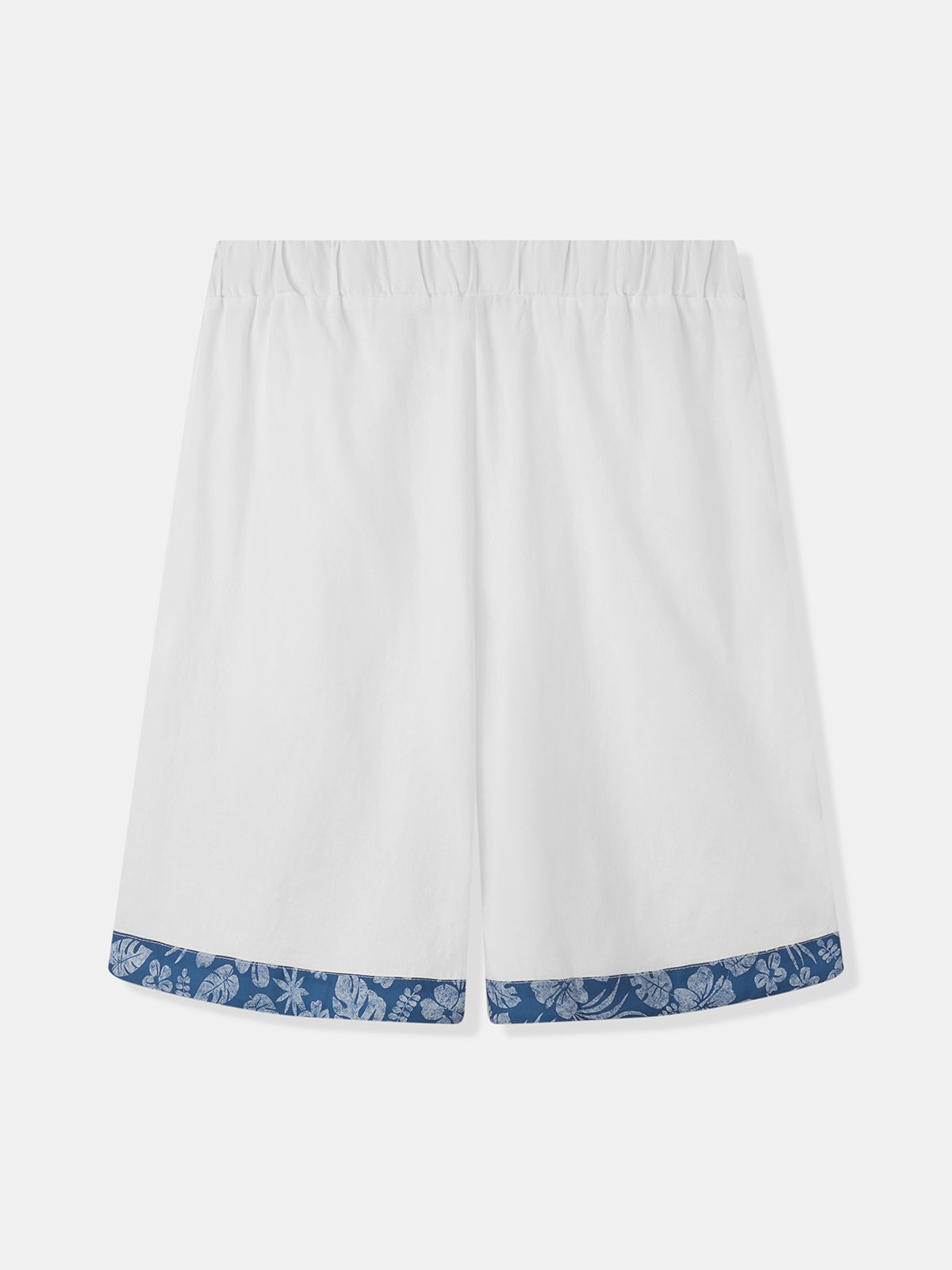 Tropical Cotton Bermuda Shorts