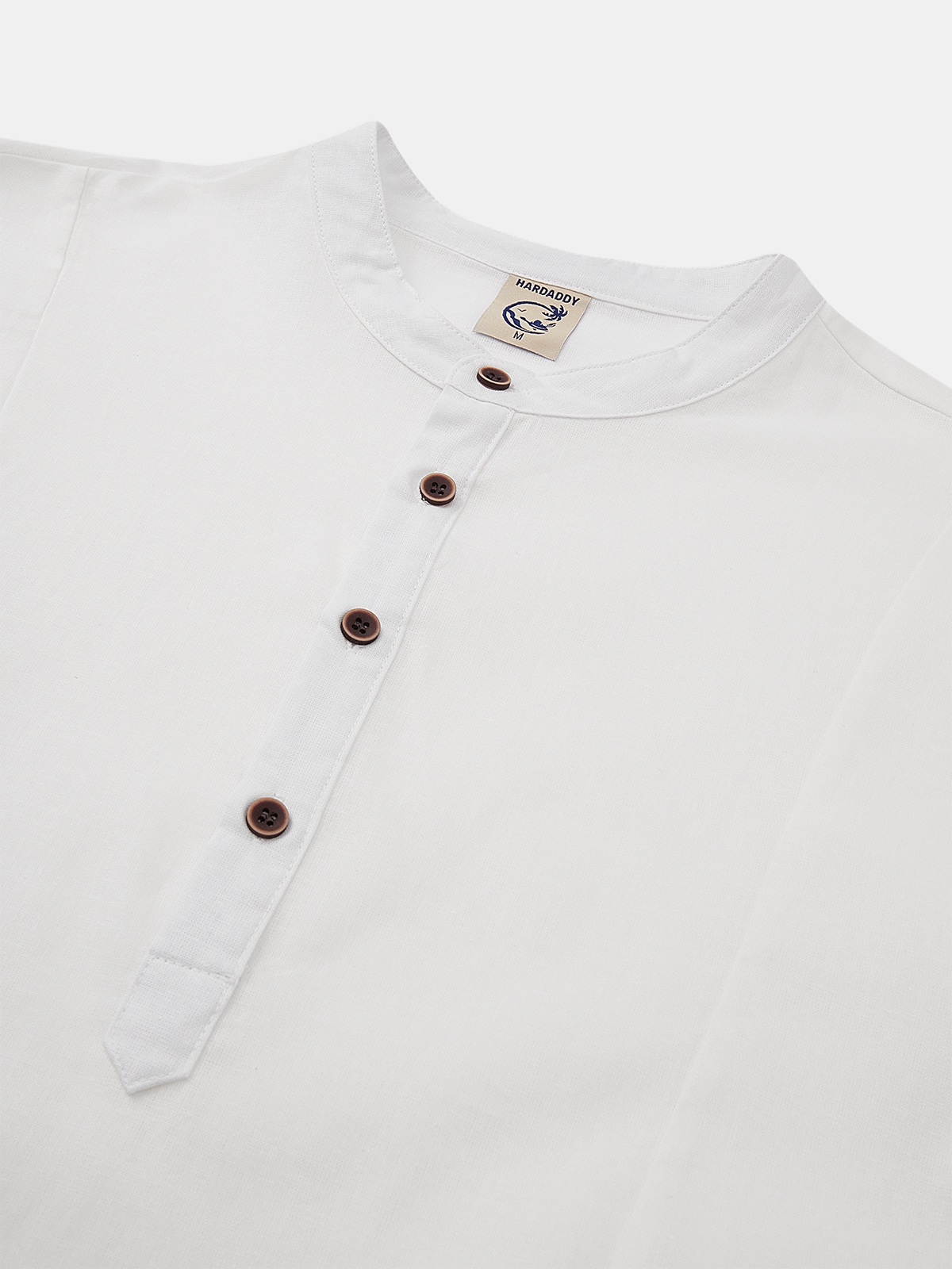 Plain Cotton Long Sleeve Casual Shirt