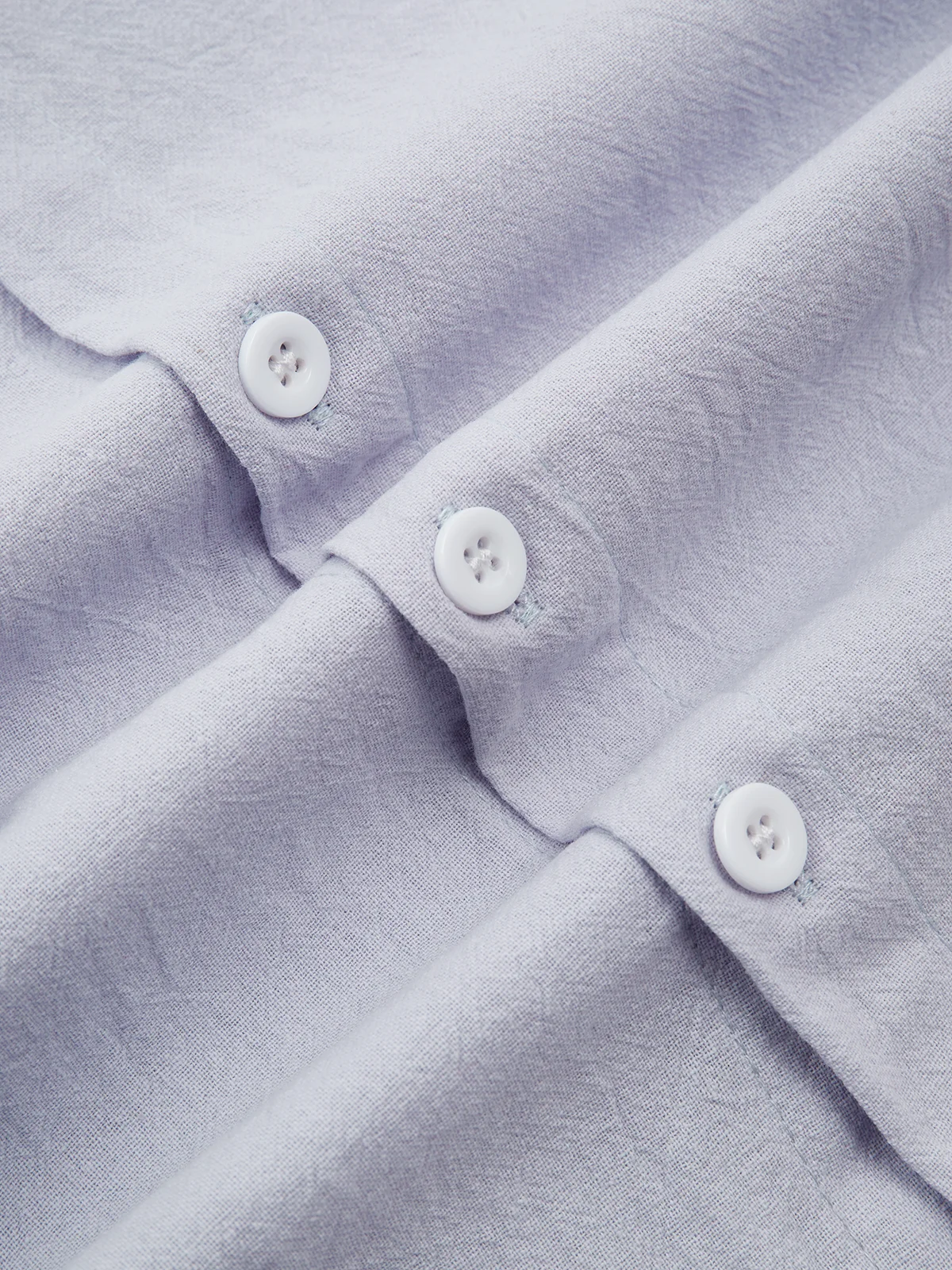 Plain Cotton Long Sleeve Casual Shirt