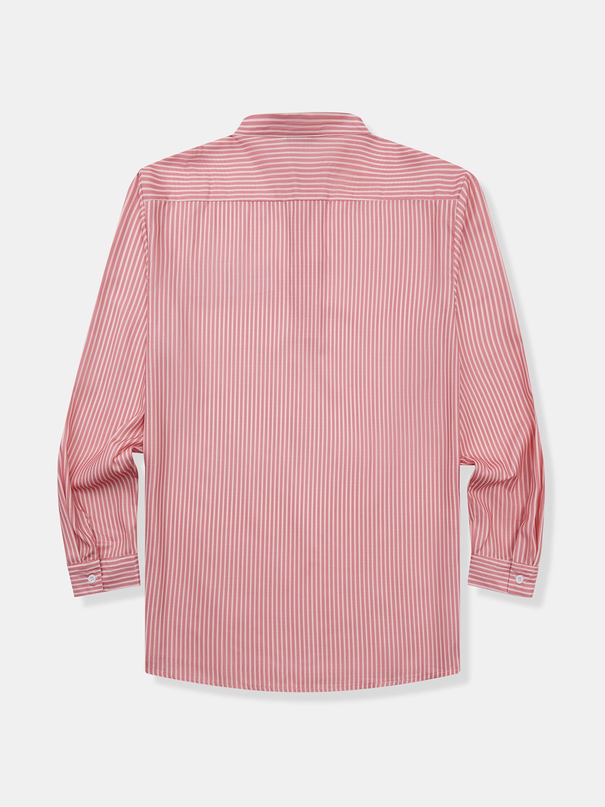 Striped Chest Pocket Long Sleeve Casual Shirt