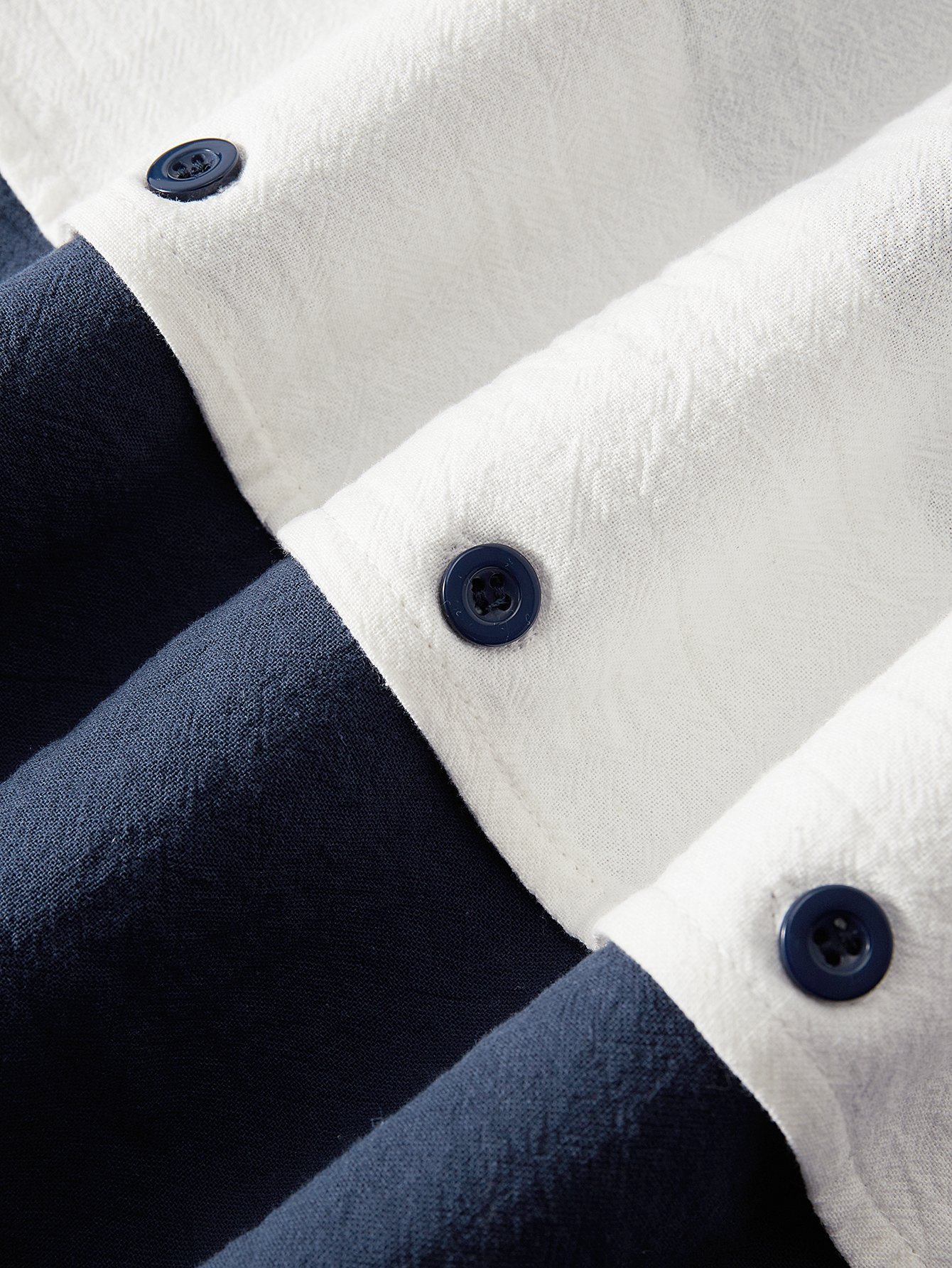 Hardaddy® Cotton Paneled Contrast Short Sleeve Casual Shirt