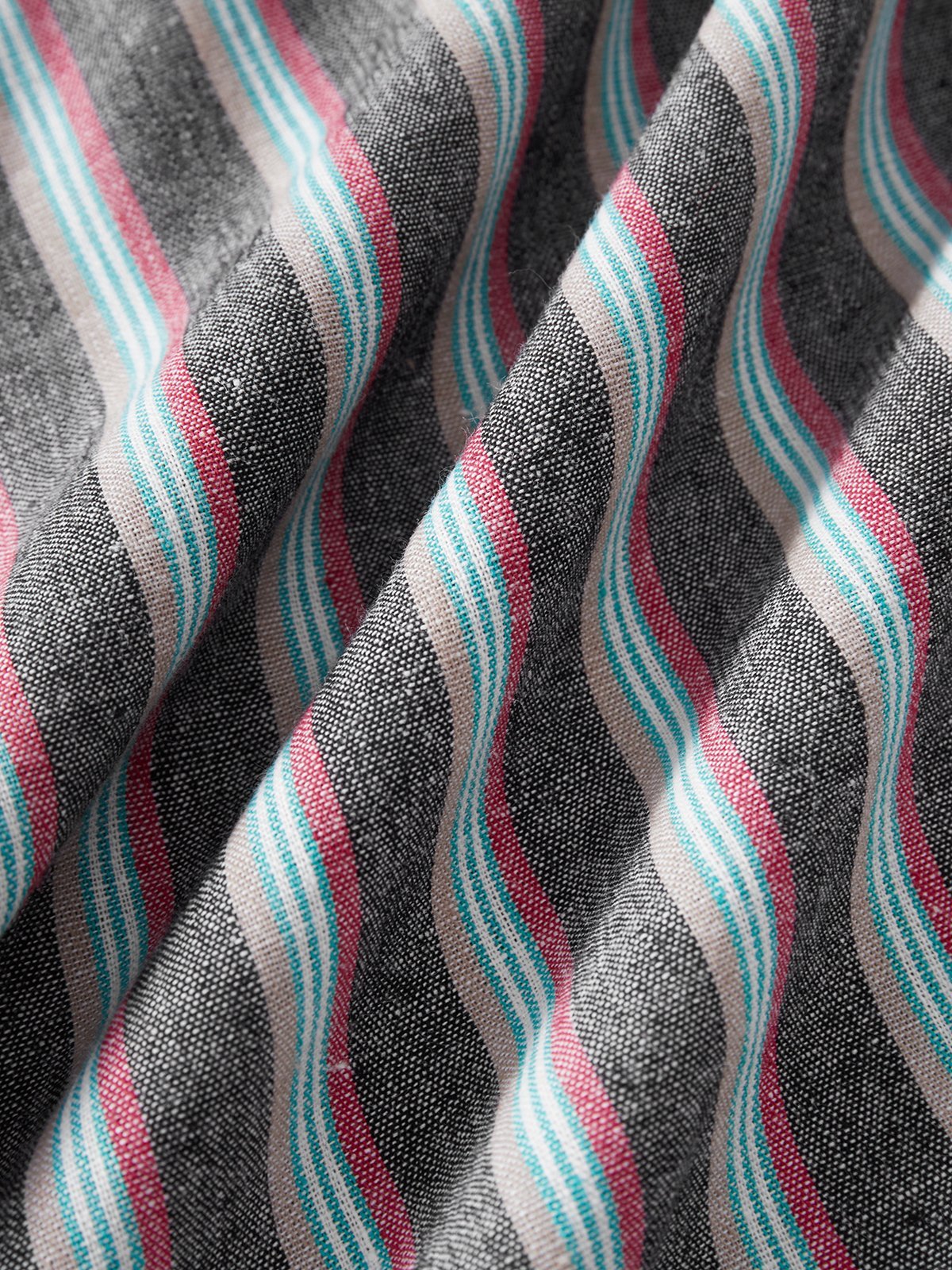 Cotton Striped Casual Cropped Pants