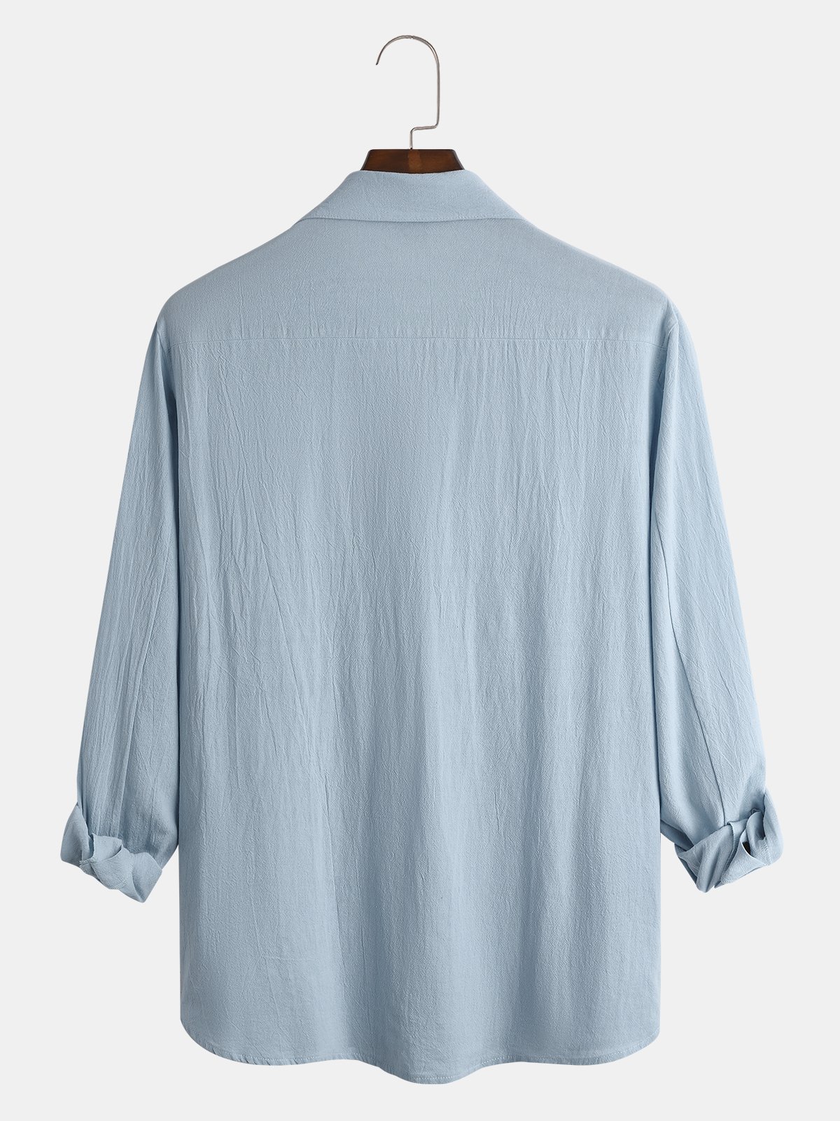 Utility Multi-pocket Lapel Long Sleeve Shirt