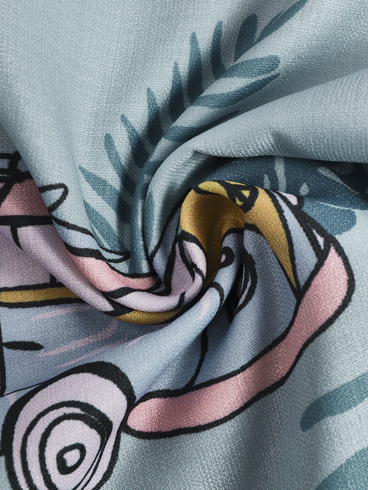 Cotton And Linen Holiday Leisure Short-sleeved Shirt