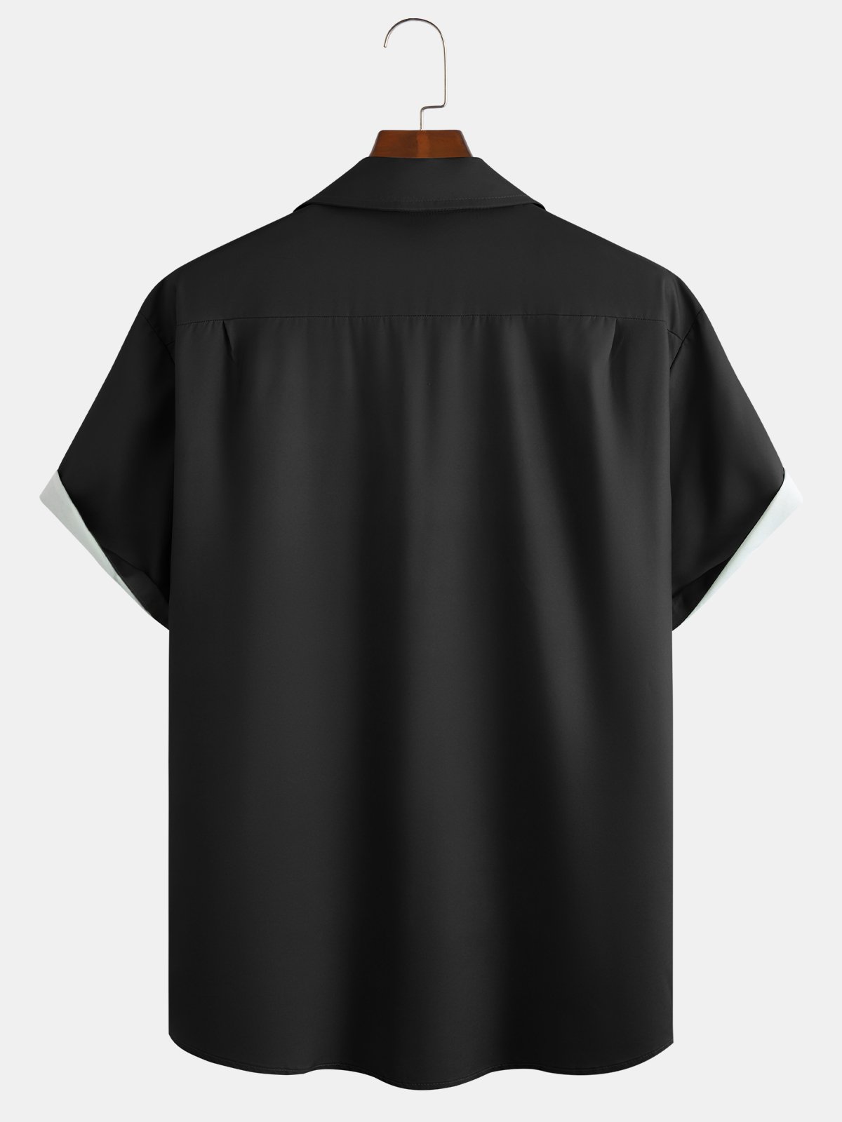 Men's Ocean Coconut Print Anti-Wrinkle Moisture Wicking Fabric Fashion Hawaiian Lapel Short Sleeve Shirts