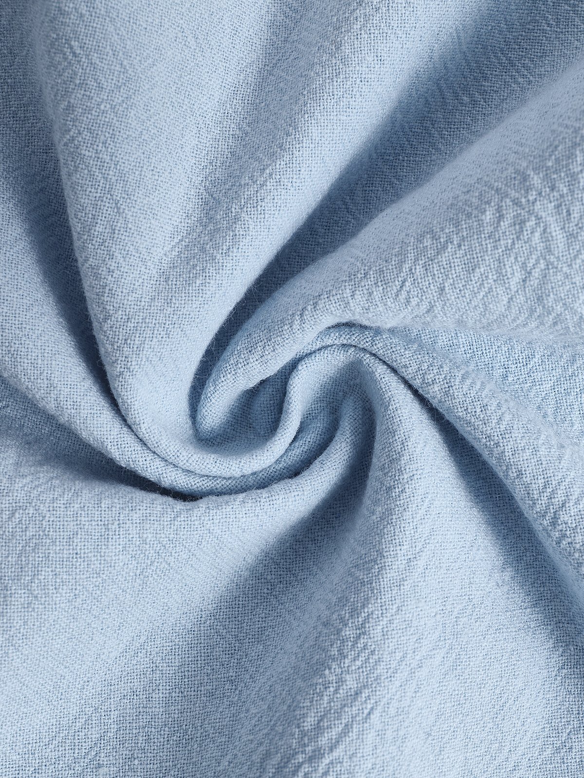 Cotton and linen based net color style comfortable flax long sleeve shirts