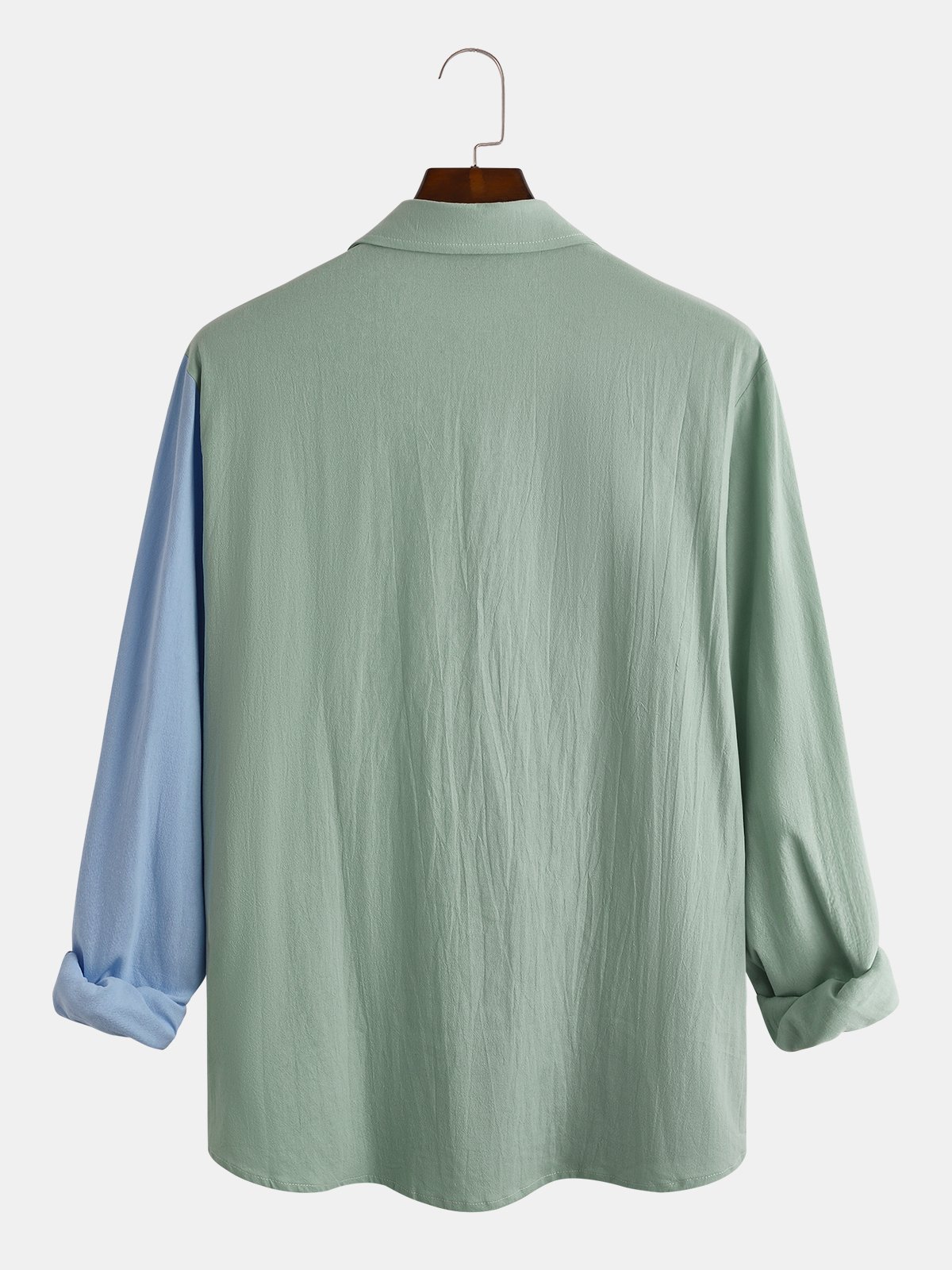 Cotton And Linen Holiday Leisure Long-sleeved Shirt