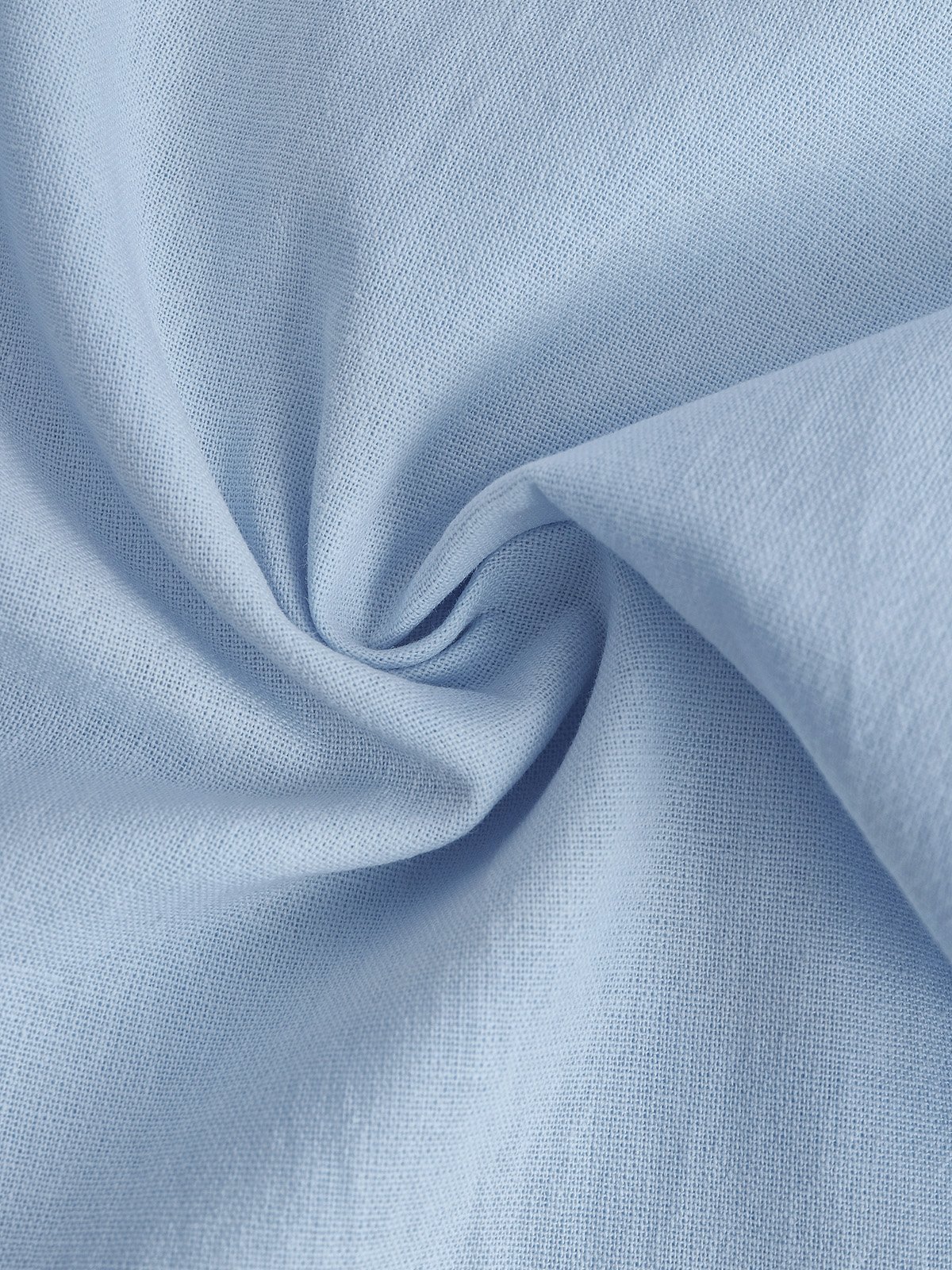 Cotton Linen Solid Color Long Sleeve Shirt