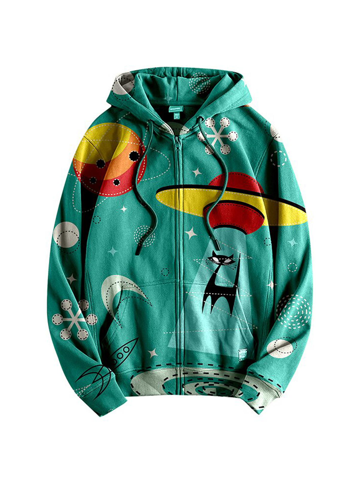 Vintage Printed Cartoon Sweatshirt