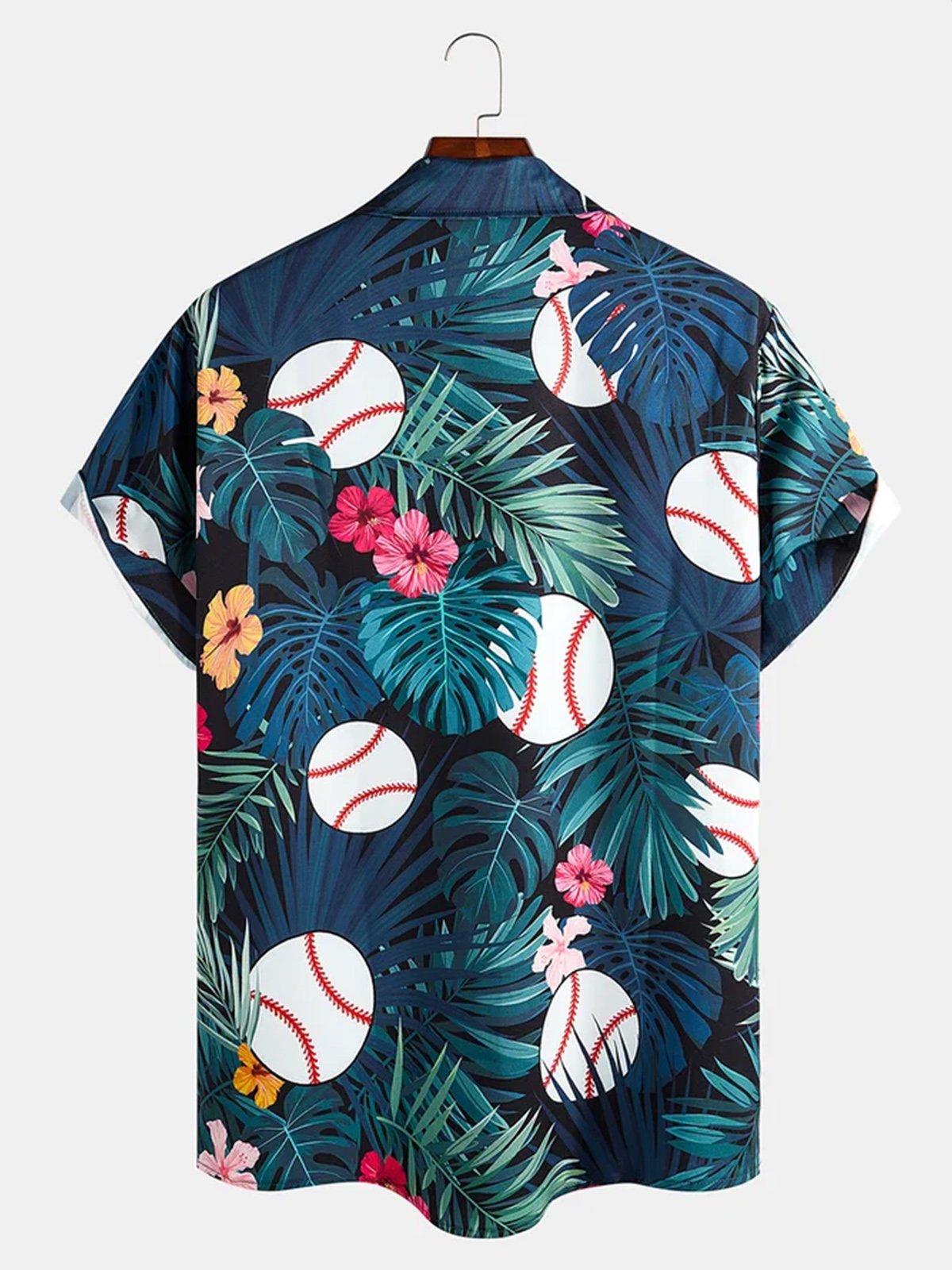 Baseball Hawaiian Short Sleeve Shirt