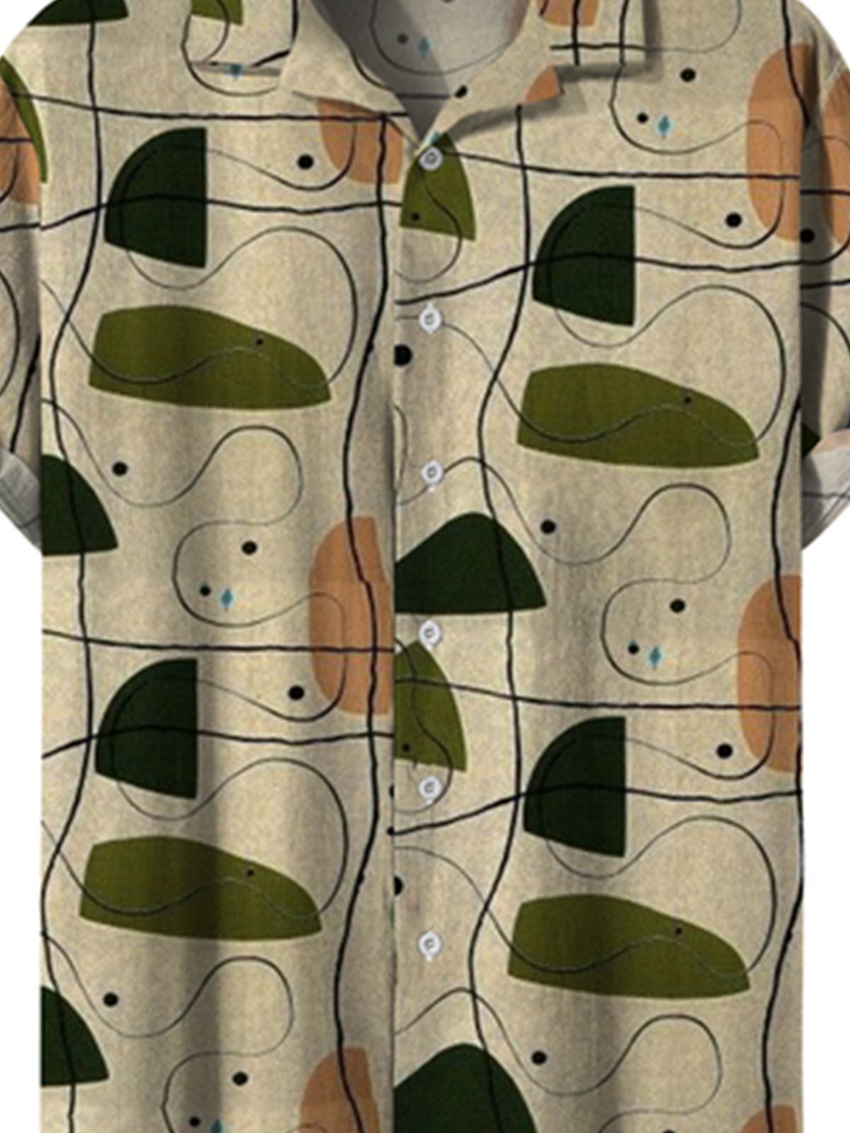 Cozy Linen Shirt Cotton Linen Style Geometric Striped Cozy Linen Shirt