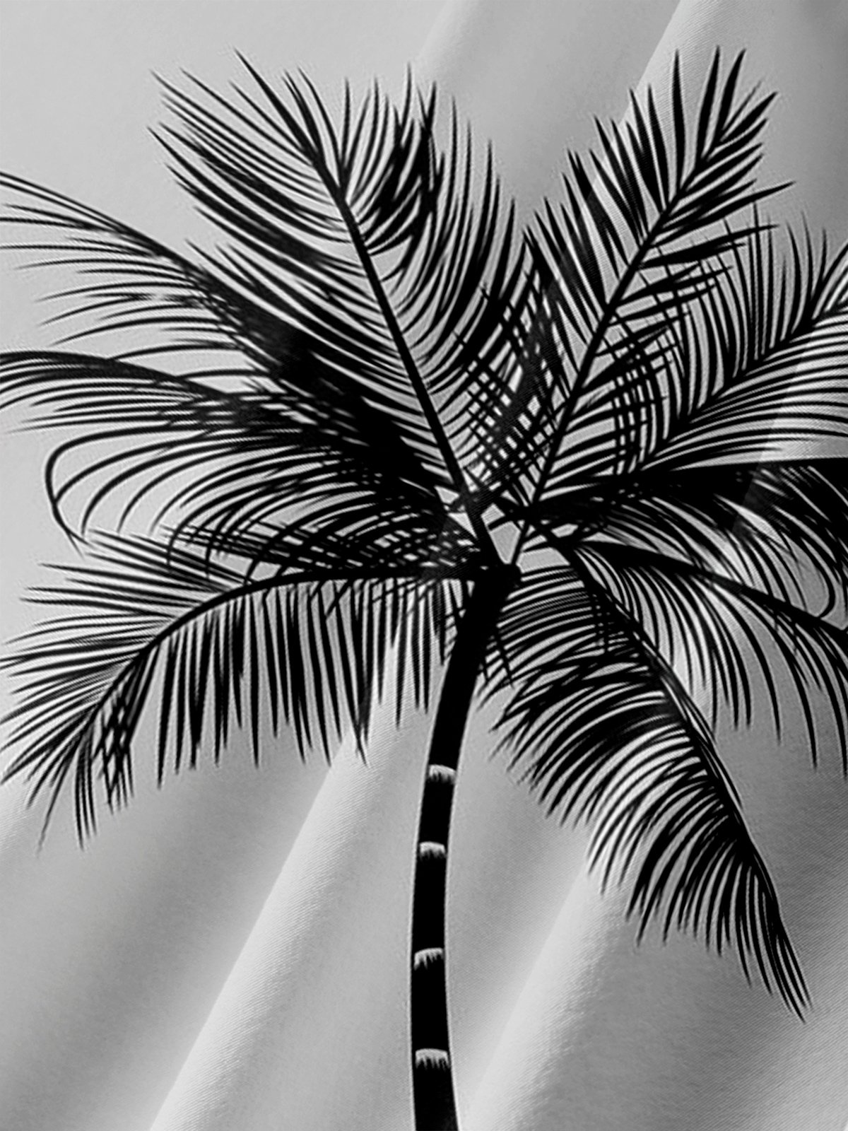 Men's Ocean Coconut Print Anti-Wrinkle Moisture Wicking Fabric Fashion Hawaiian Lapel Short Sleeve Shirts