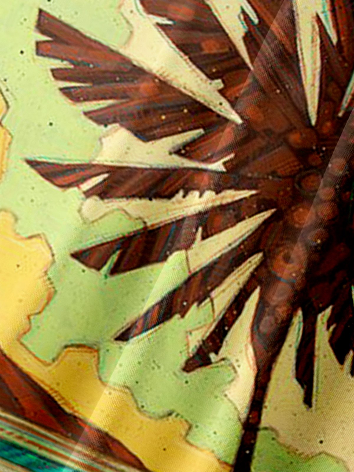 Men's Ocean Coconut Print Anti-Wrinkle Moisture Wicking Fabric Fashion Hawaiian Lapel Short Sleeve Shirts