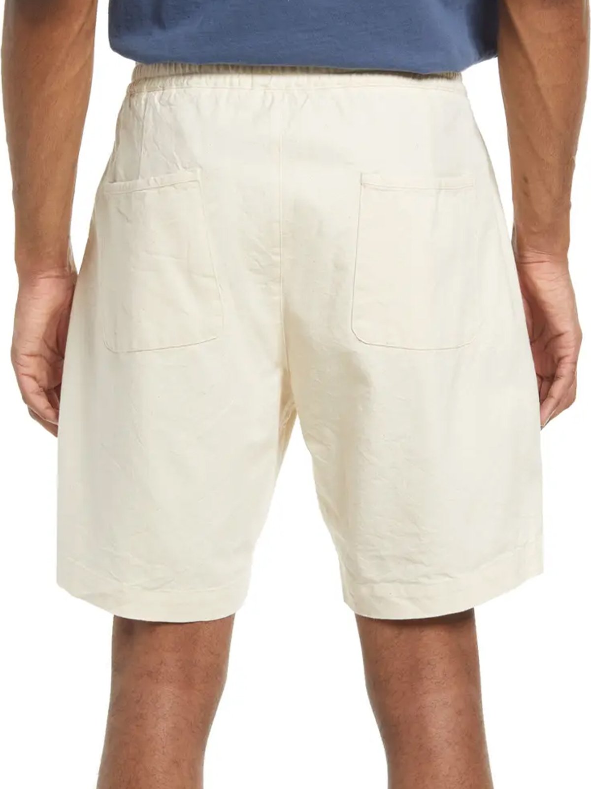 Cotton And Linen Plain Casual Shorts