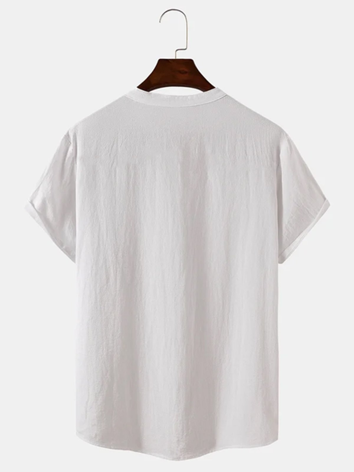 Cotton Linen Vintage Hawaiian Vacation Short Sleeve Shirt