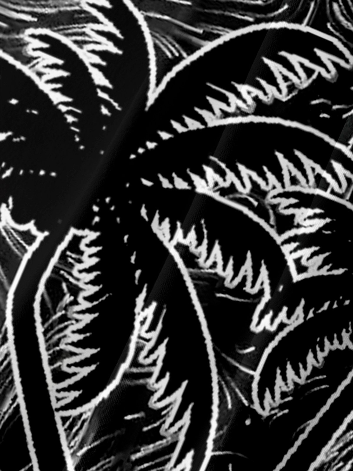 Men's Coconut Tree Print Moisture Wicking Fabric Fashion Lapel Short Sleeve Hawaiian Shirt