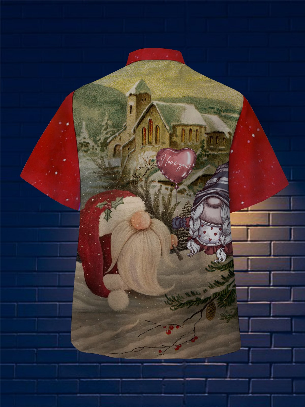 Christmas Gnomes Camp Shirt