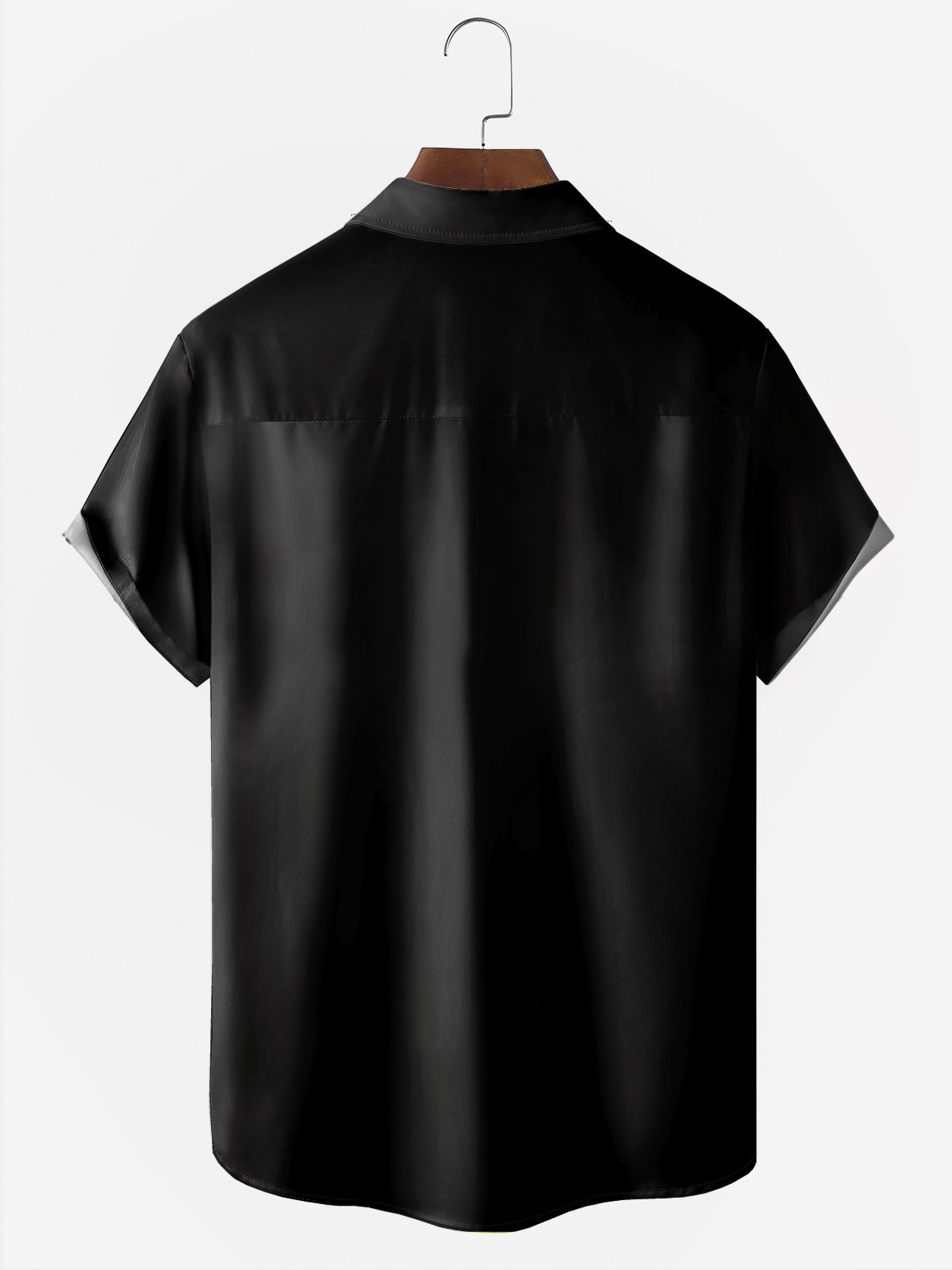 Ombre Pocket Short Sleeve Casual Shirt