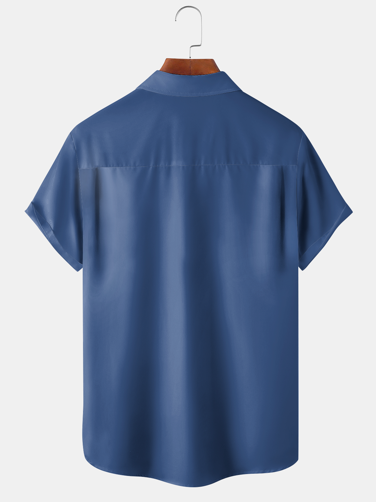 Mid Century Chest Pocket Short Sleeve Bowling Shirt