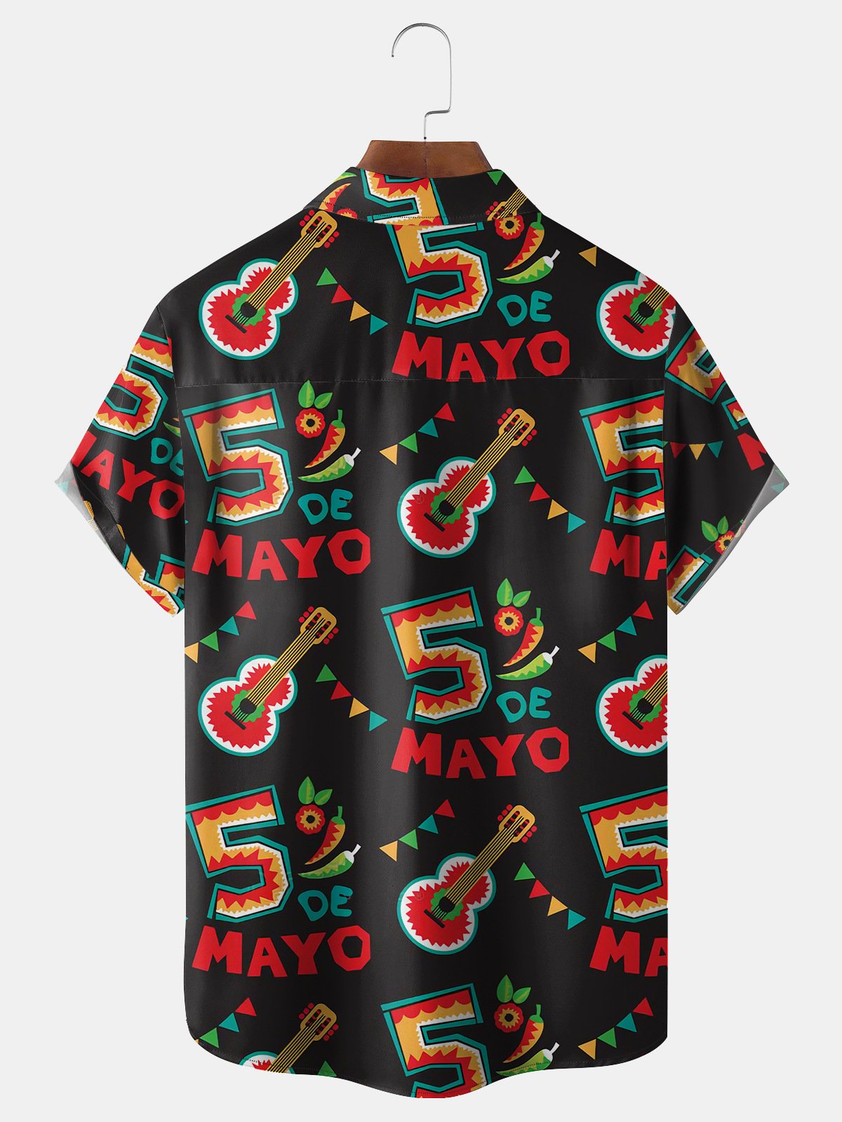 Cinco de Mayo Chest Pocket Short Sleeve Shirt
