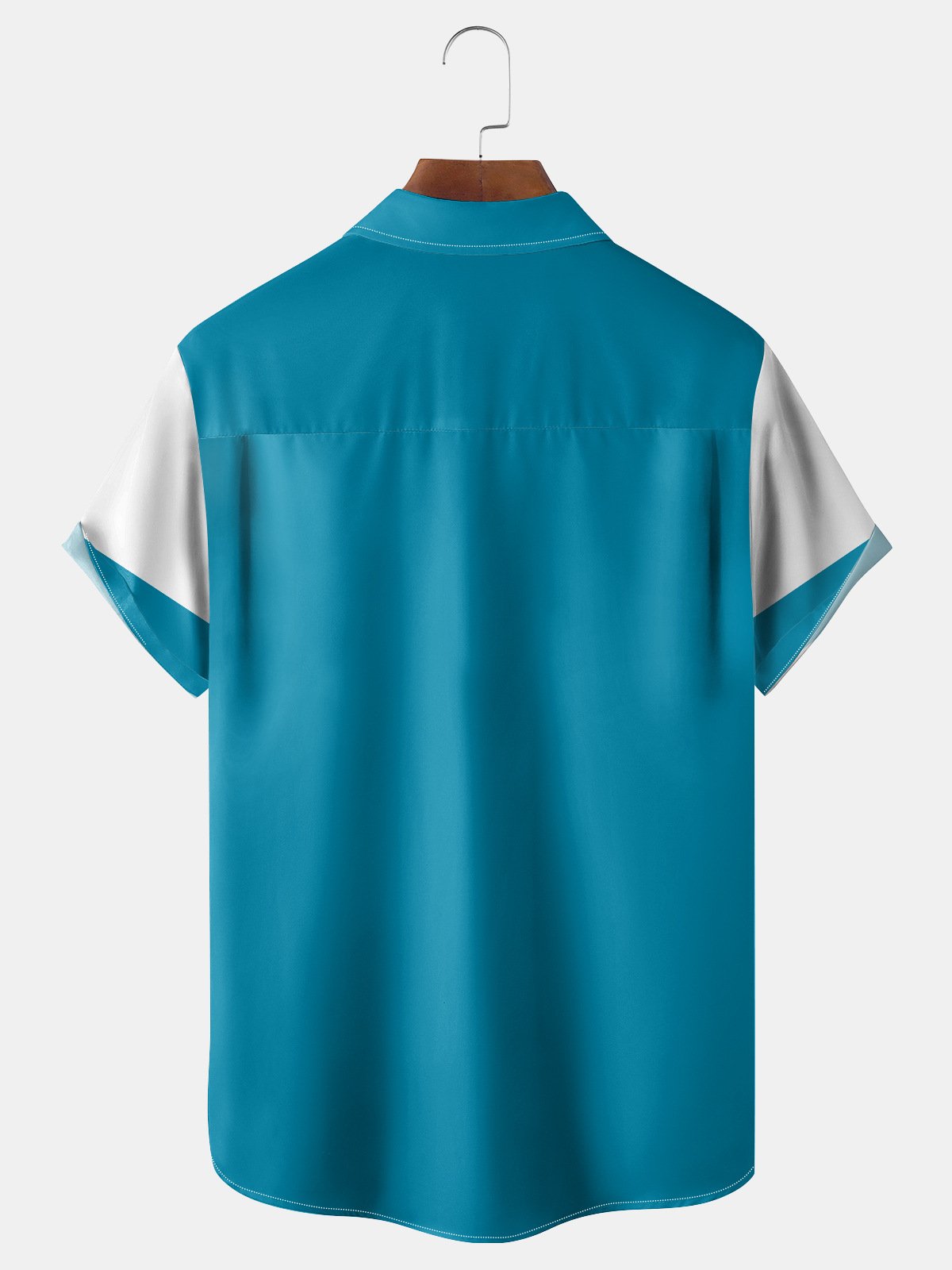 TIKI Chest Pocket Short Sleeve Bowling Shirt