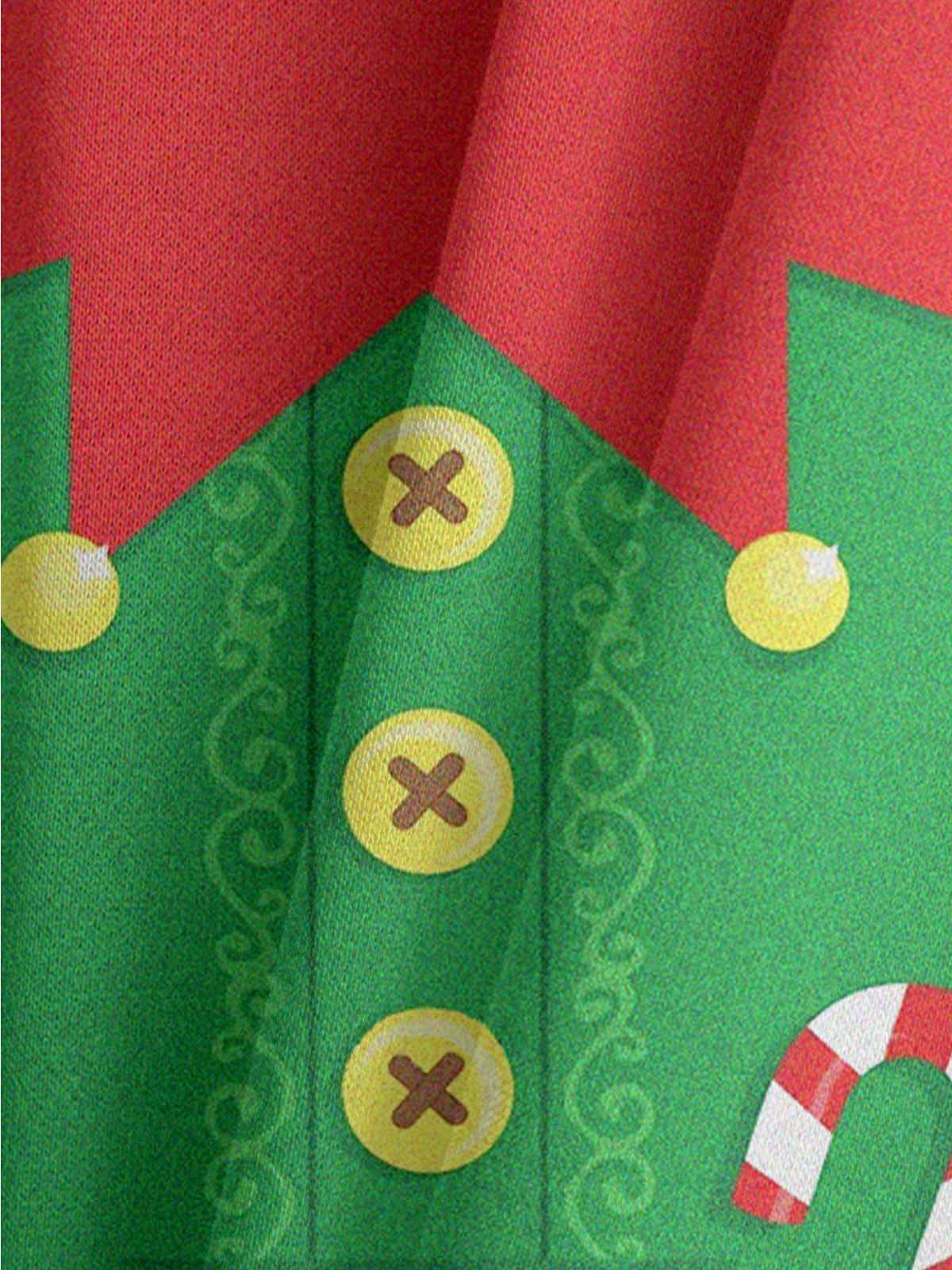 Christmas Elf Zip-up Ugly Hoodie Sweatshirt