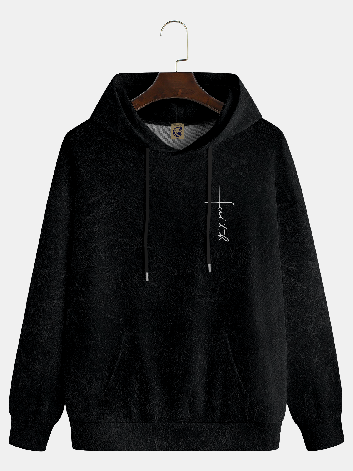 Faith Text Letter Casual Hoodie