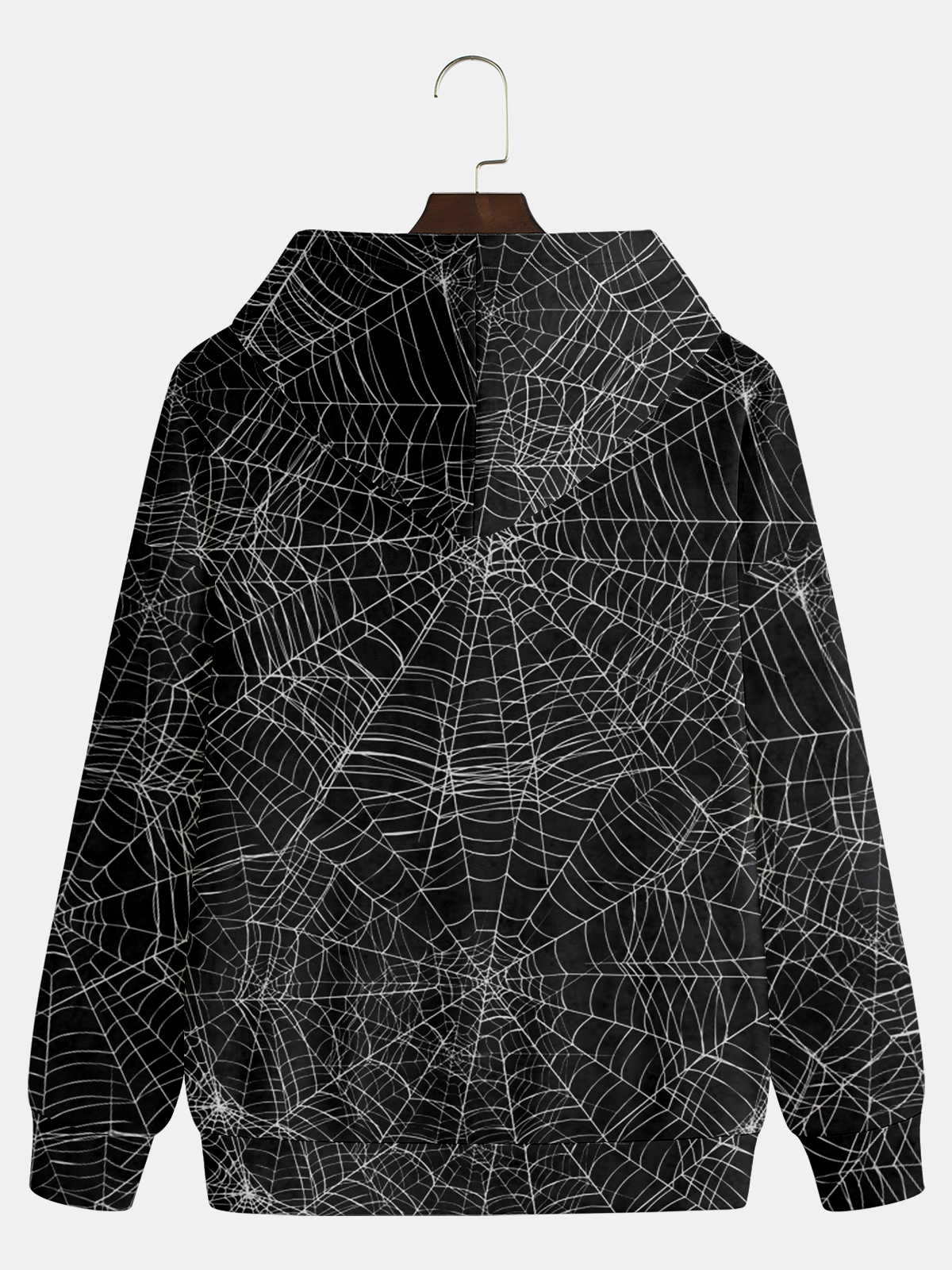 Halloween Spider Web Casual Hoodie