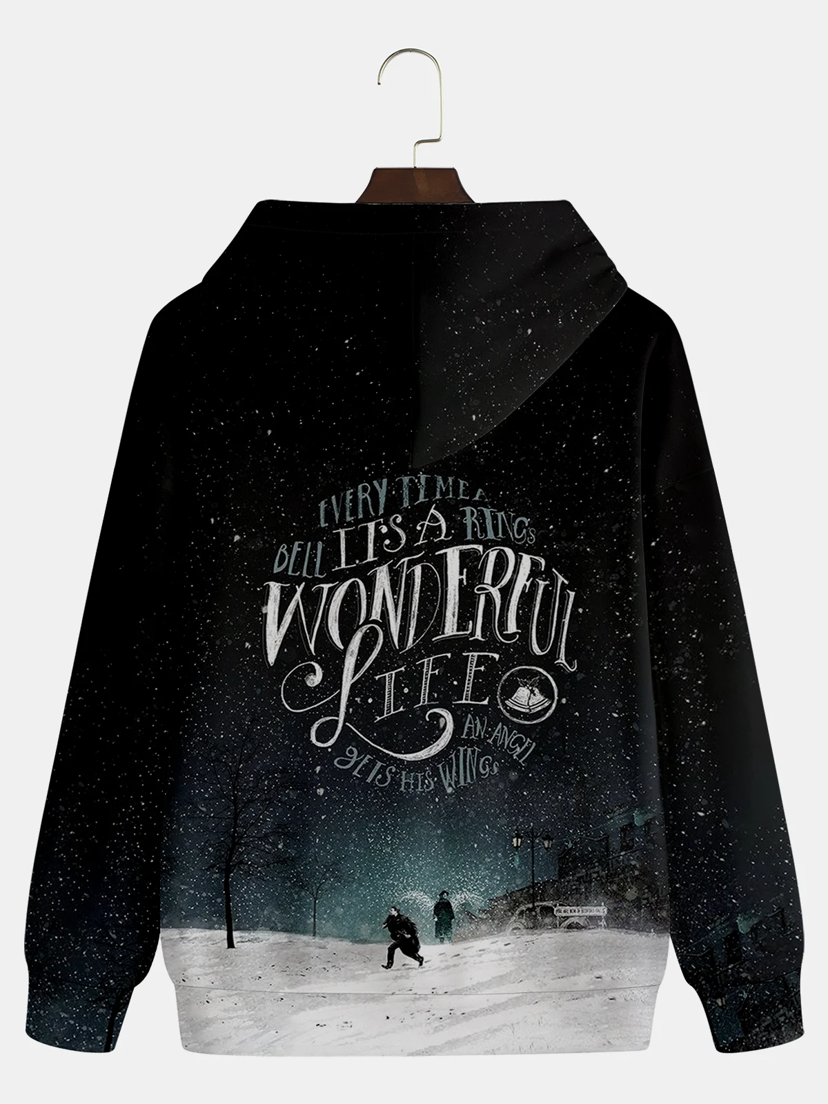 Christmas Wonderful Life Casual Hoodie